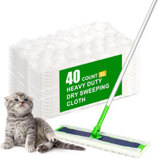 40 Count XL Heavy Duty Dry Sweeping Cloths for Swiffer Sweeper XL Mop Disposab
