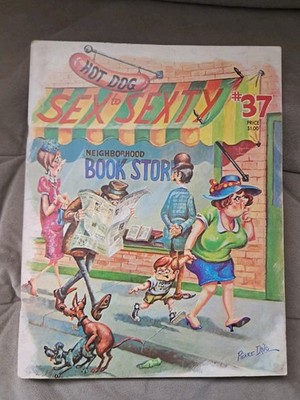 Vintage Comic Book #37 Pierre Davis Adult Humor Risque 1971 RARE.