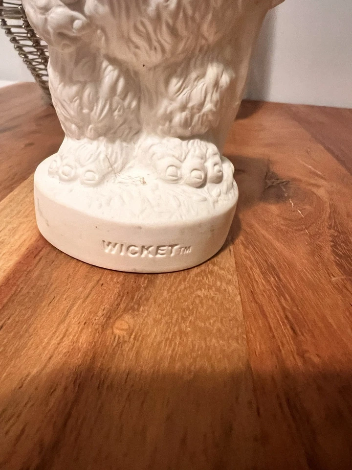 Figura de película Lucas 1983 original Star Wars EWOK Wicket sin pintar Foto 2 de 3