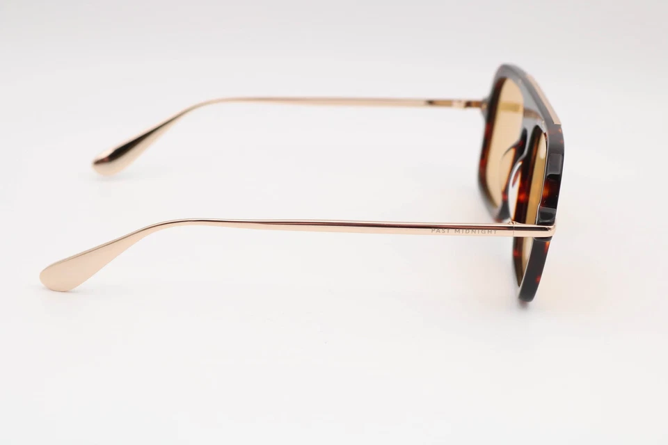 Gafas de sol cuadradas marrones Past Midnight Retro 04 54-20-145 Foto 2 de 4