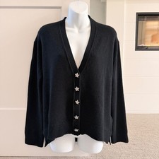 ZADIG  VOLTAIRE Mirka Bijou Star Button Cashmere Cardigan Sweater XS/S 548 