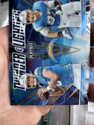 2021 Panini Justin Herbert, Joey Bosa #TL-16 Silver Prizm