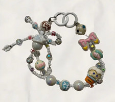 Kawaii Beads Phone/Bags Keychain - Free 5 Random Stickers