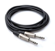 Hosa Technology Balanced 1/4" TRS Male to 1/4" TRS Male Audio Cable 10' 