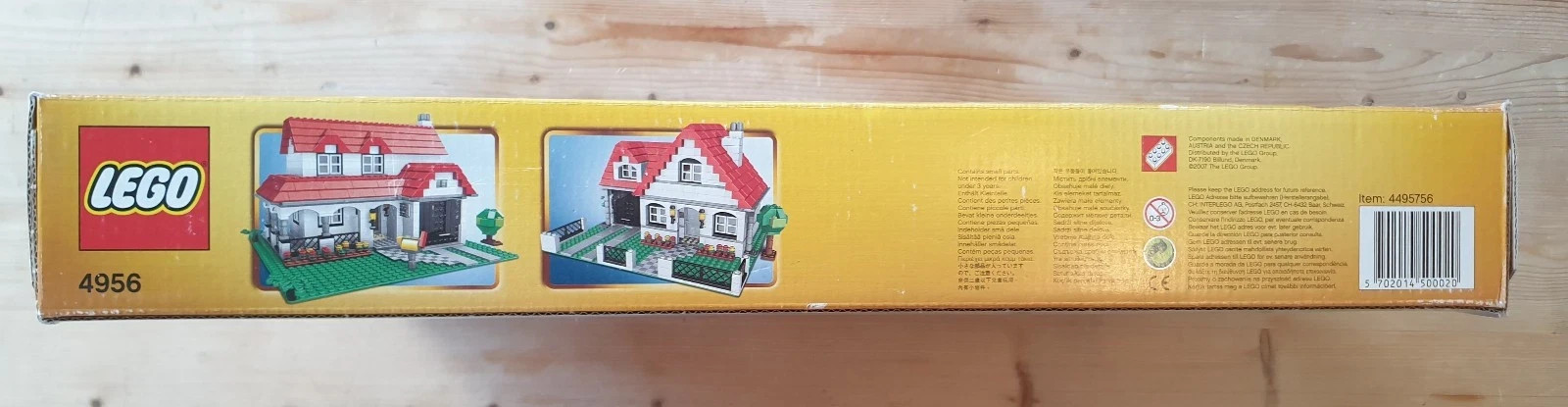 Maison LEGO Creator 4956 boîte neuve scellée de 2007 avec 731 briques de collection