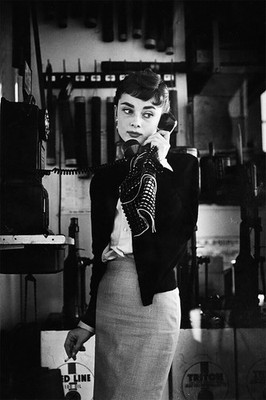 Audrey Hepburn Classic 1953 Photo Poster, Unframed Poster Wall Art Decor