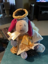 2000 Disney Store Mini Bean Bag Eeyore Choir Angel 9'' Plush