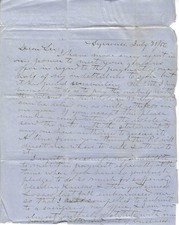 Clark, S. H., 1856 Syracuse Letter to Reformer and Abolitionist Gerrit Smith