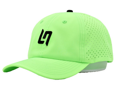2026 Lando Norris McLaren Racing Neon Green Silverstone Landstand ''Dad'' Cap.