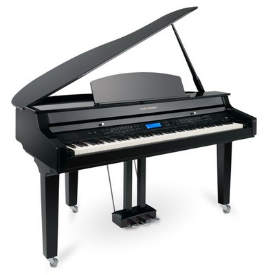 Schwarzer 88 Tasten Digitalflügel mit Bluetooth, Multisampling und 1200 Sounds