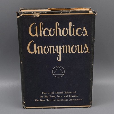 Alcoholics Anonymous Second Edition 2nd 10th Printing Tenth 1969 w/ Dust Jacket