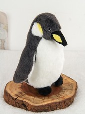 Realistic King Penguin Plush Toy 8.66Inch Soft Fluffy Stuffed Animal Doll Kids