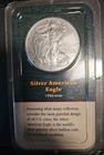 2000 American Silver Eagle 1oz $1 BU Littleton Coin Co Pack Reverse Toning