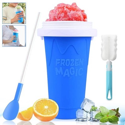 Slush Eis Becher Silikon Squeeze Cup Magic Slush Becher Partys Bars Smoothie Cup