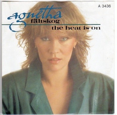 Agnetha Faltskog - The Heat Is On / Man - 1983 Epic 7'' Vinyl - A 3436 Near mint