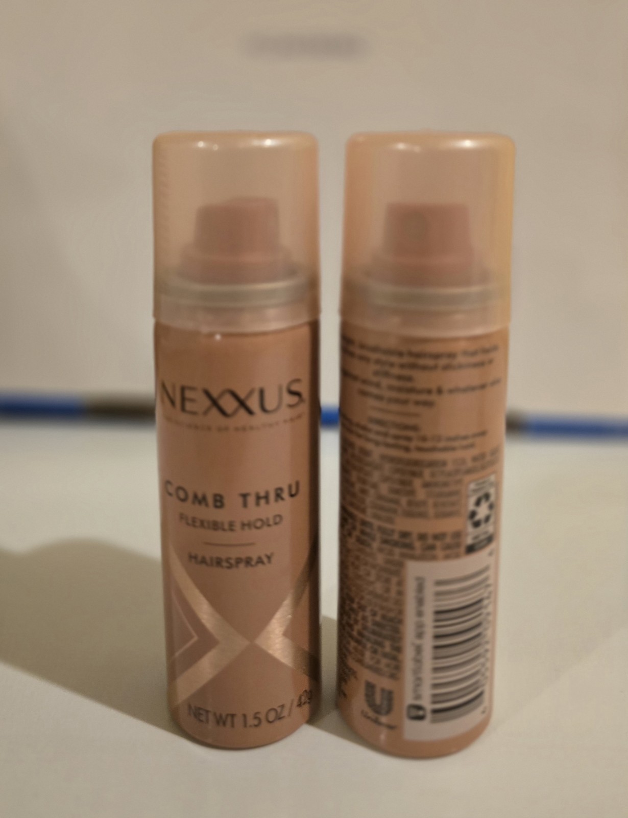 2 Nexxus Comb Thru Flexible Hold Hair Spray 1.5 oz