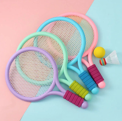 1 set Kids Badminton Racket Toy Set Outdoor Sports Game