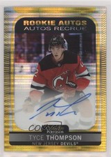 2021 O-Pee-Chee Platinum Rookie Seismic Gold 24/25 Tyce Thompson #R-TT Auto 0c3