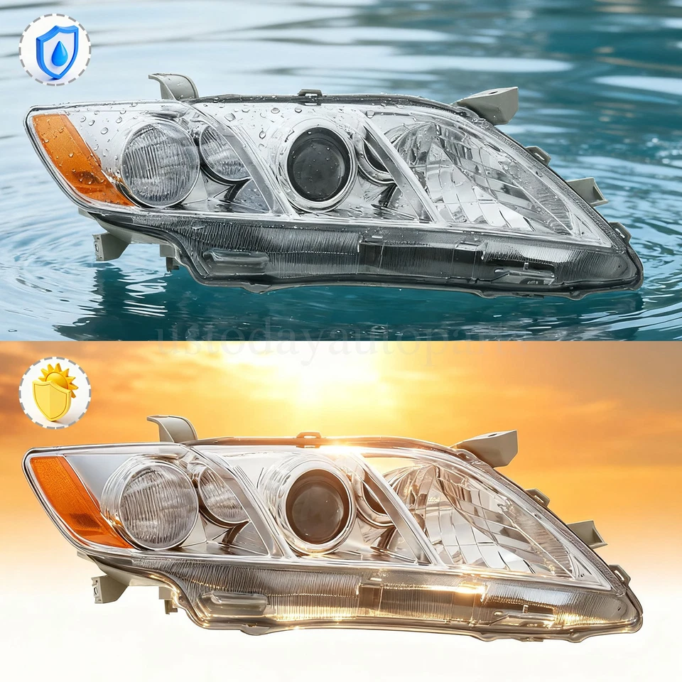 For Toyota Camry 2007-2009 Passenger Side RH Right Headlight Headlamp Assembly - Image 2 of 4