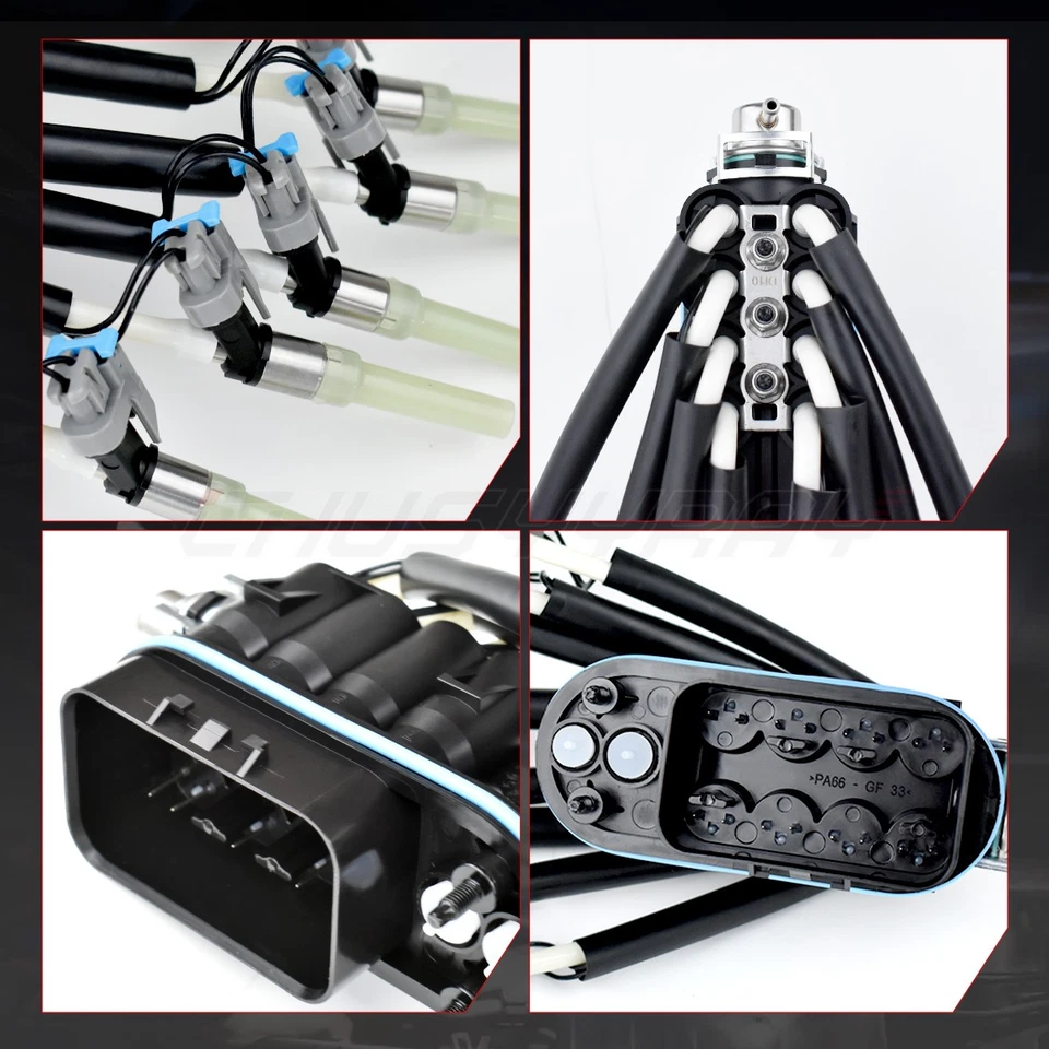 8 Cylinder Fuel Spider Injector FJ504 For 1996-1999 Chevrolet C1500 -V8 5.0L — 第 3/4 张图片