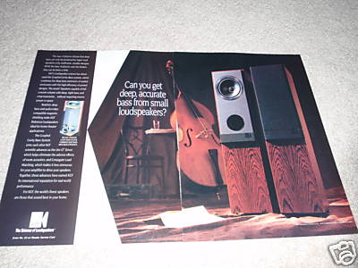 KEF Lautsprecher Ad Von 1993, 2 Seiten, Hohe Ende! Uni-Q 2