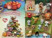 2019 & 2017 McDONALD'S TY HAPPY BIRTHDAY TEENIE BEANIE & BOO'S - PICK YOUR TOY 
