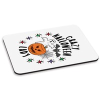 Crazy Halloween Lady Stars Pc Computer Mauspad Mutter Freundin Geist Lustig