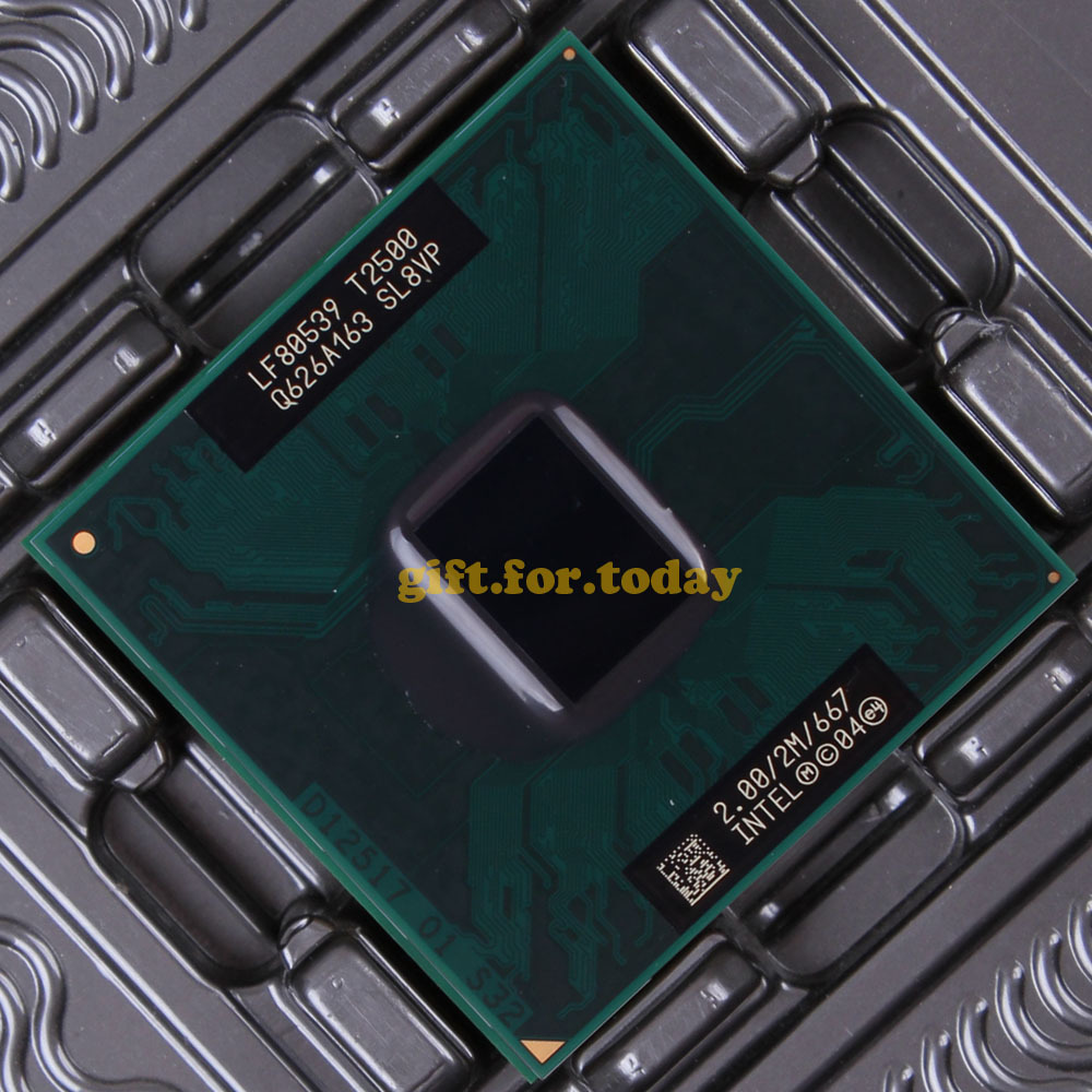 Original Intel Core Duo T2500 2 GHz Dual-Core (LF80539GF0412M ...