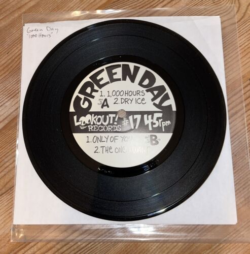 Green Day 1000 Hours EP Vinyl Reissue, Berkeley Address Printed / Hard Sleeve - Picture 3 of 7