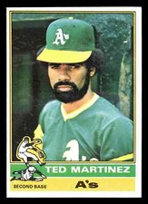 1976 Topps Ted Martinez #356 - Oakland Athletics