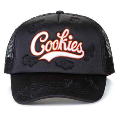 Cookies SF Bases Loaded Black Trucker Hat 100% Authentic Berner
