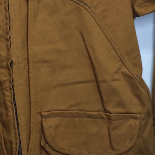 Vintage Ideal Canvas Lined Hunting Jacket 1978 Mens XL Brown USA XLarge Zippered - Imagen 5 de 10