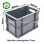 NEW Stacking Heavy Duty Commercial Type Plastic Euro Storage Box Boxes ...