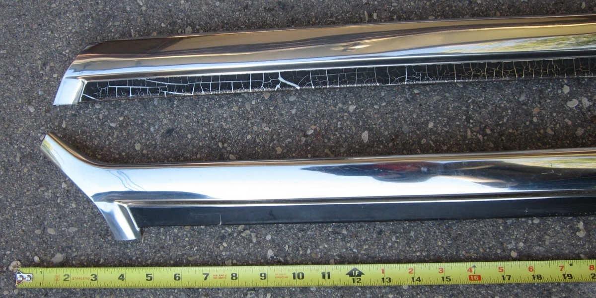 1979 Datsun 280ZX Ext Windshield Pillar Trim Pr (2) S130 79 80 81