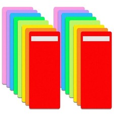 24 Pack Library Book Dividers 4x12 Inch Library Shelf Marker Bookshelf Dividers