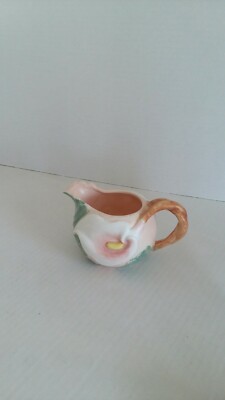 Vintage Fitz & Floyd Calla Lily Flower Porcelain Ceramic Creamer 1987 #33501
