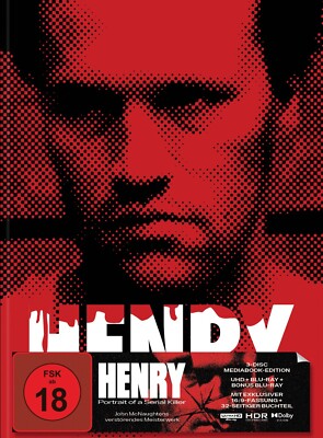 Henry: Portrait of a Serial Killer Mediabook Vintage Video (4k UHD+2x Blu-ray) 