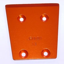 XTREME RACING OFNA JAMMIN X1 CRT ALUMINUM REAR CHASSIS WEAR GUARD 1/8 BUGGY