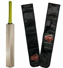 Cricket Bat Full Size Plain-Kashmir Willow+ Free Bat Cover+Free Wooden Hammer
