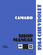 1984 Chevrolet Camaro Shop Manual