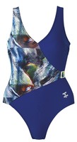 14, Multi-coloured - Blau/bunt, Beco Women's Swimming Costume Basics 14, Multi-coloured - Blau/bunt, Beco Women's Swimming Costume Basics