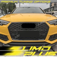 RS4 Honeycomb Front Bumper Grille Mesh Grill For Audi A4 B9 Sline S4 2017-2019