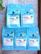 Heirloom Roastery Ethiopia Whole Bean Coffee 16 oz each Lot of 5