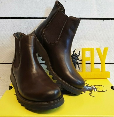 Ladies Fly London Salv Dark Brown 