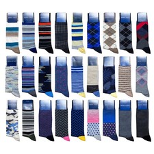 Cole Haan Mens Dress Socks Crew Combed Cotton Blend Soft