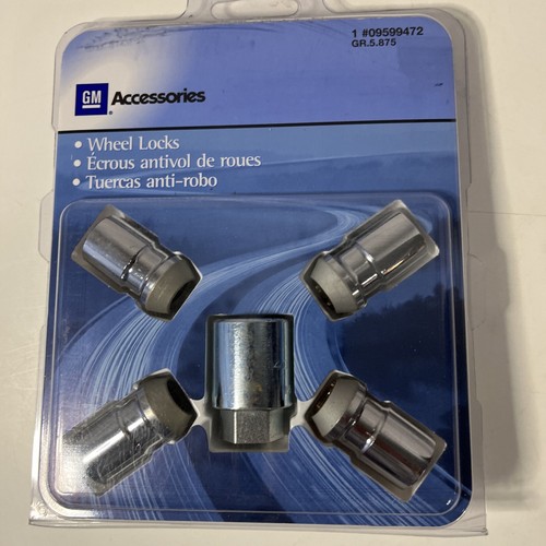 Genuine GM Wheel Locks Chrome 09599472 - Picture 3 of 5