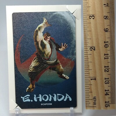 E.Honda Street Fighter Ⅵ 6 Pocketable Character Card Mirror Daiso