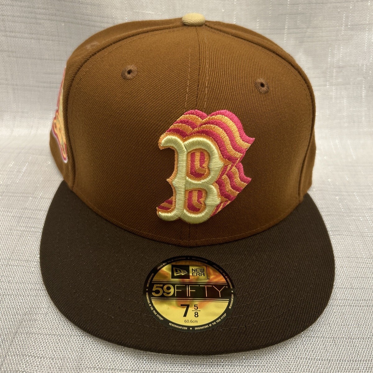 Exclusive 59FIFTY Boston Red Sox 1999 ASG Chrome Dunkin Brown UV Size 5/8