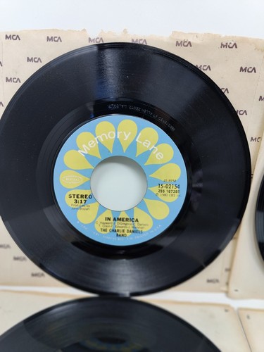 Assorted Rock x6 3 Charlie Daniels Sam Cooke Wilson Pickett 45 RPM Records - Picture 2 of 7