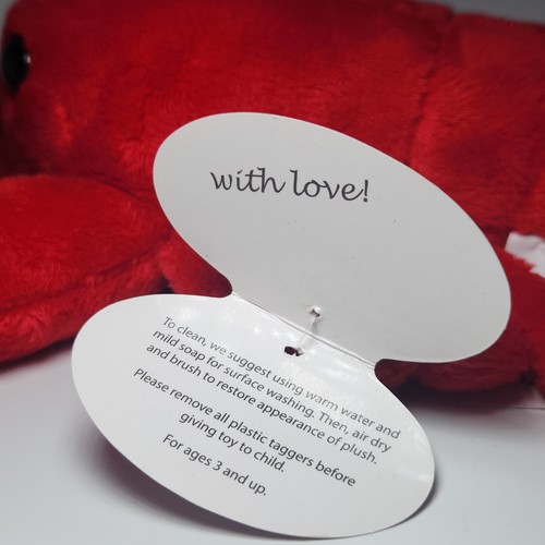 Wishpets Red Rocky Boothbay Harbor Lobster Plush Stuffed Animal 12 in - Picture 6 of 7